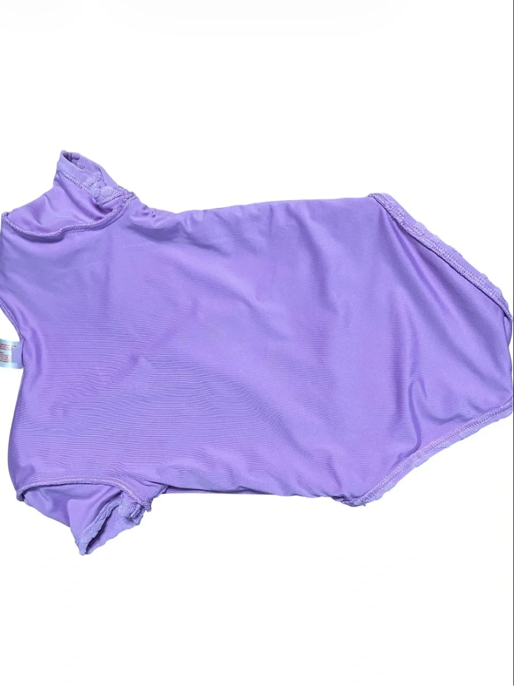 Cat & Jack Lilac Short-Sleeve One-Piece Swimsuit